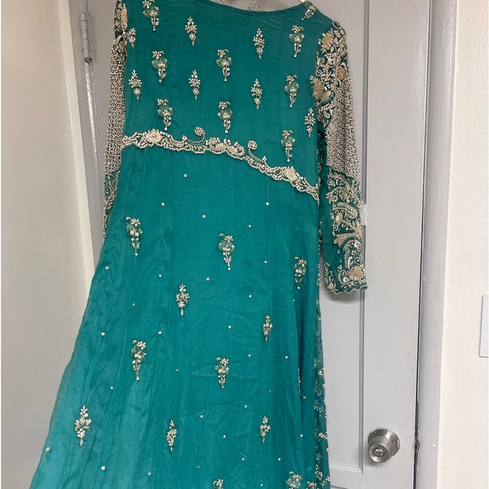 Pakistani bridal maxi dress- walima dress